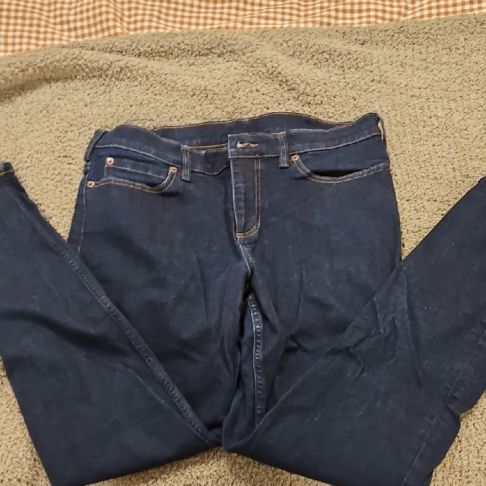 Duluth Trading Co Blue Skinny Jeans Classic Indigo